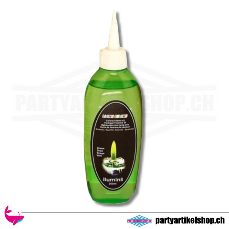 Living Colors farbiges Öl für Gartenfackel grün - 200ml