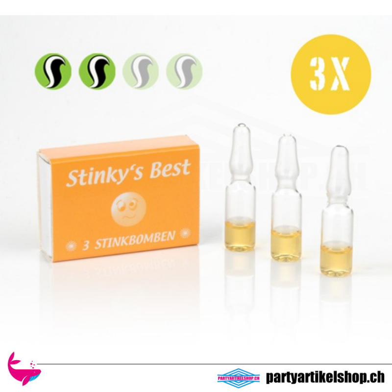 Stinkbomben - Stinkys Best - gelbe Ausführung